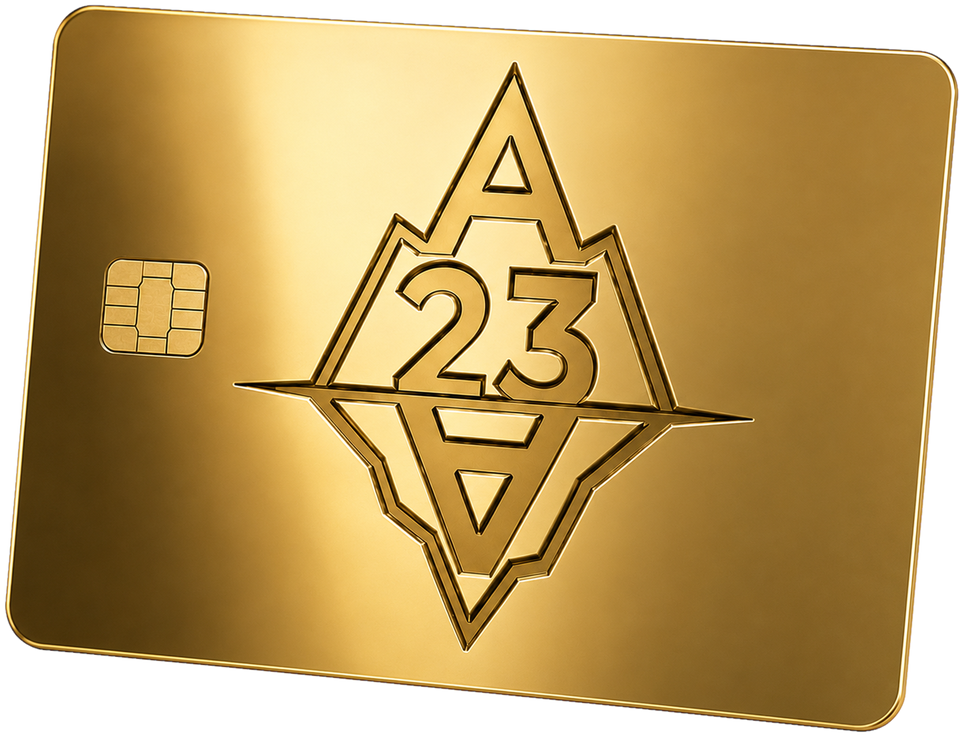 A23a Gold citizenship card